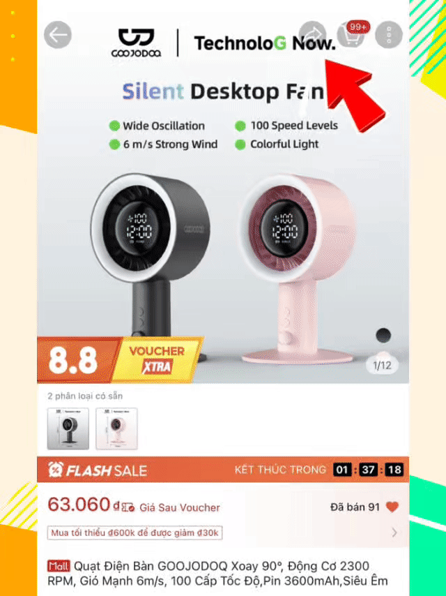 Hướng dẫn các bước sao chép link sản phẩm từ ứng dụng Shopee